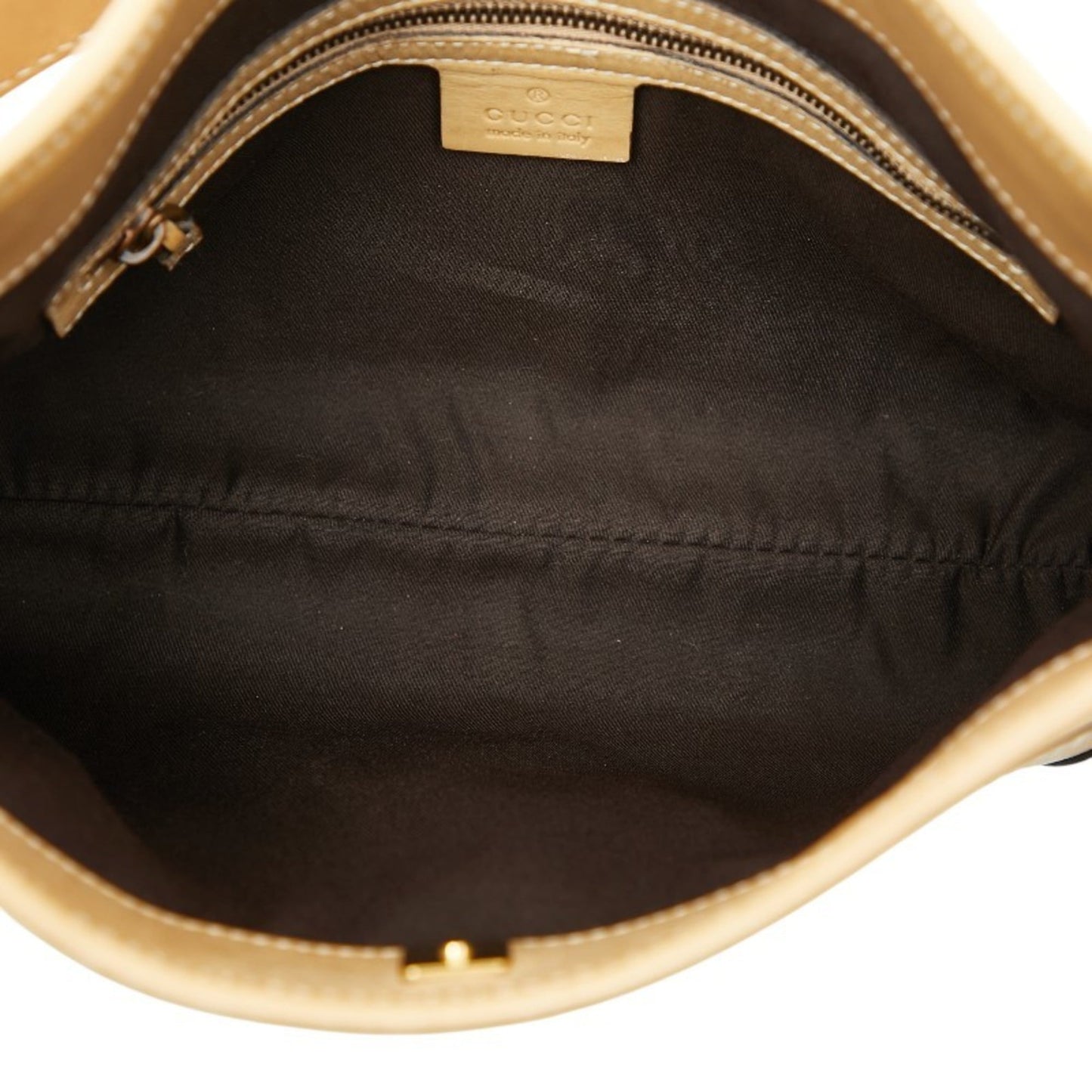 Gucci Beige Leather Shoulder Bag ( )