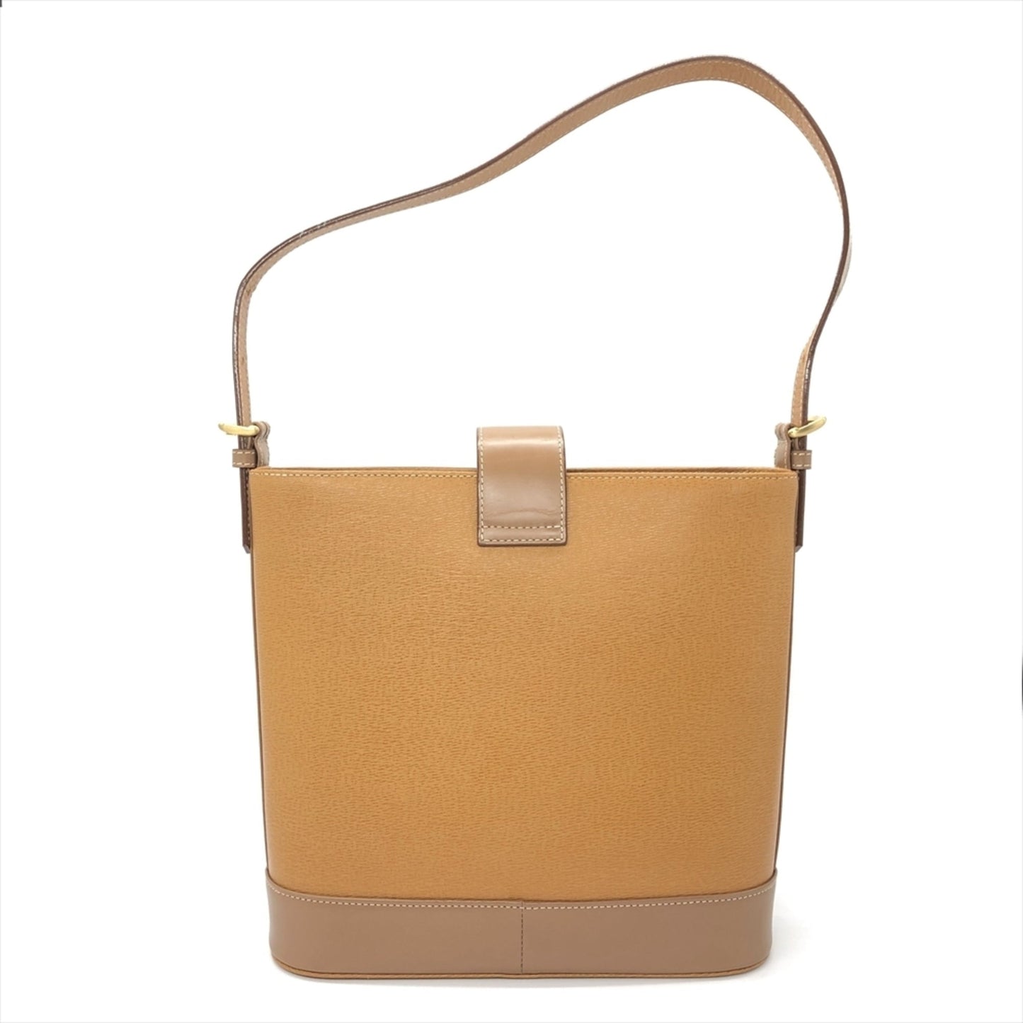 Burberry Brown Leather Shoulder Bag Tote Bag ( )