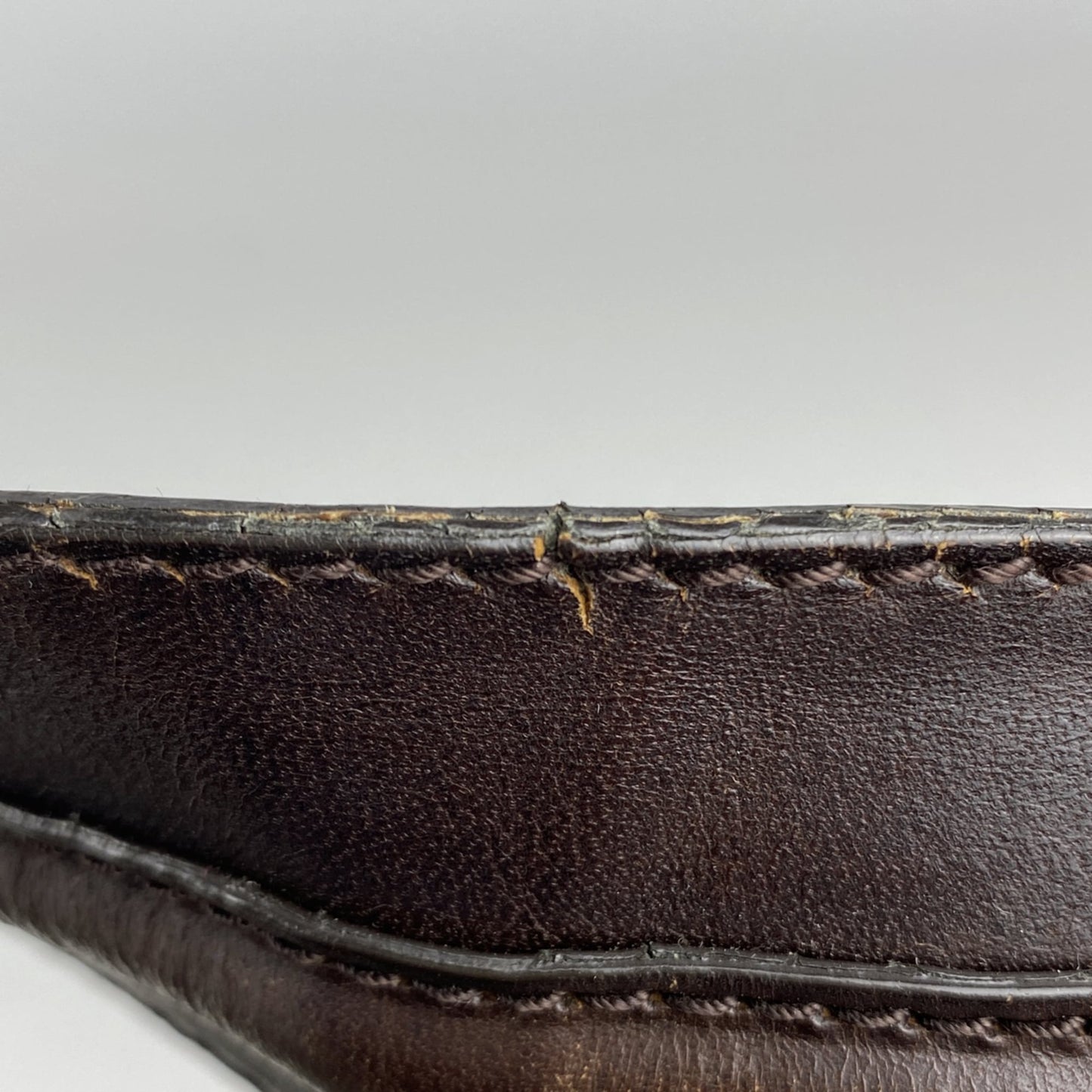 Gucci Brown Fabric Leather Shoulder Bag ( )