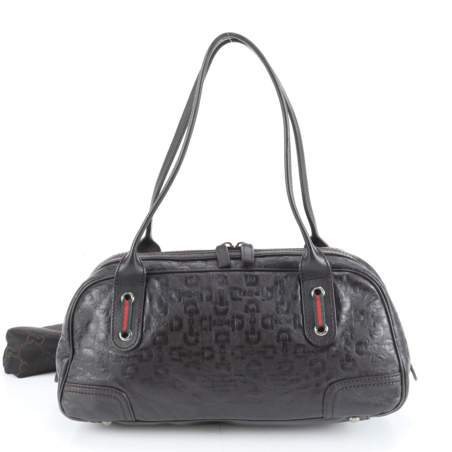 Gucci Dark Brown Leather Tote Bag ( )