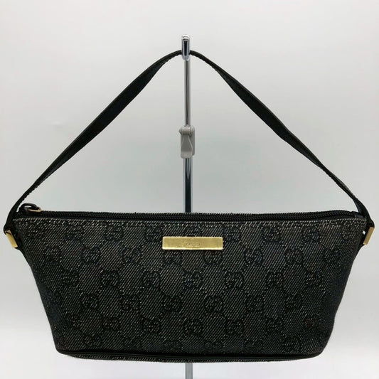 Gucci Black Canvas Handbag ( )