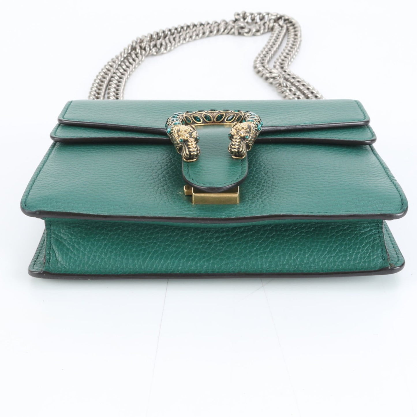 Gucci Green Leather Shoulder Bag ( )