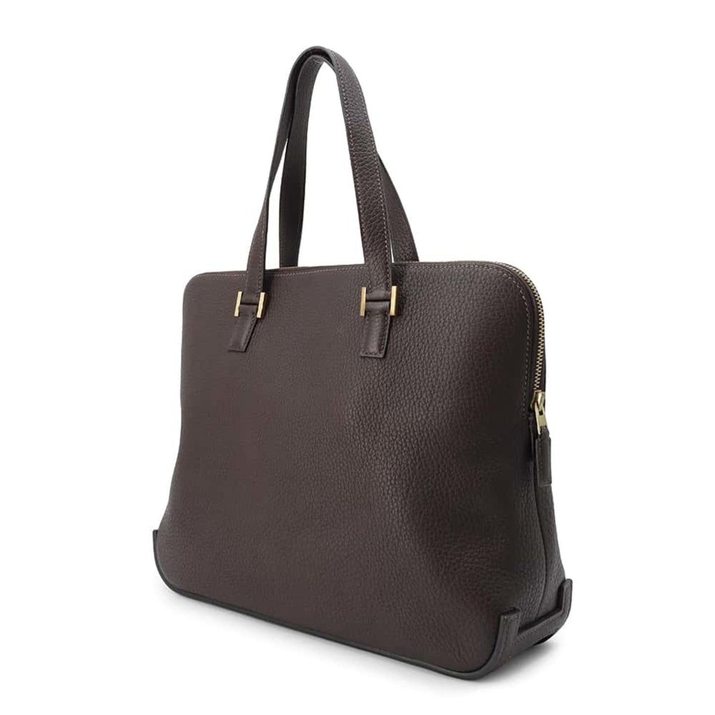 Hermes Escapada Brown Fjord Leather Handbag ( )
