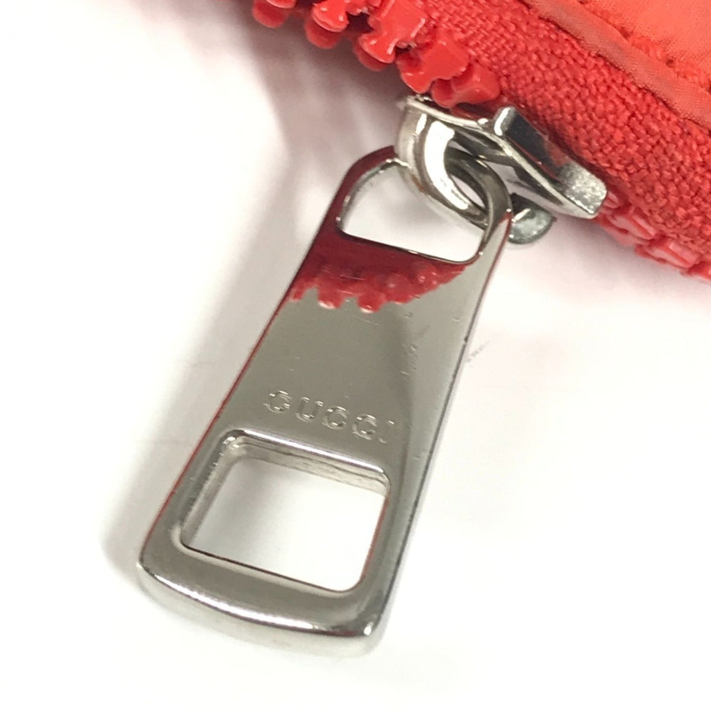 Gucci Orange Nylon Handbag Shoulder Bag Tote Bag ( )