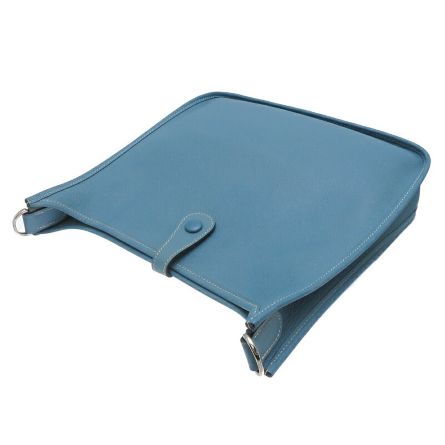 Hermes Evelyne Blue Epsom Leather Shoulder Bag ( )