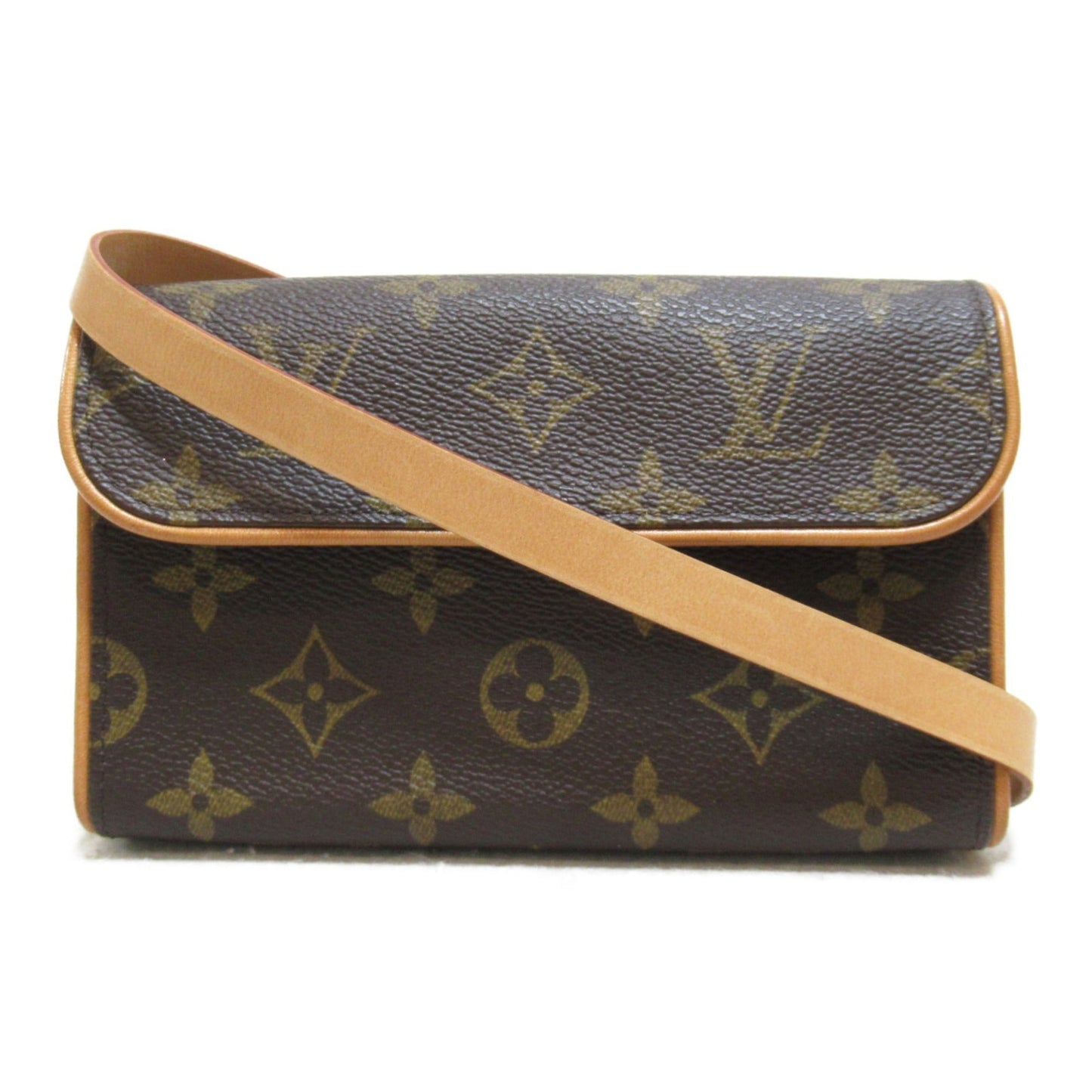 LOUIS VUITTON Pochette Florentine waist bag Brown Monogram PVC coated canvas
