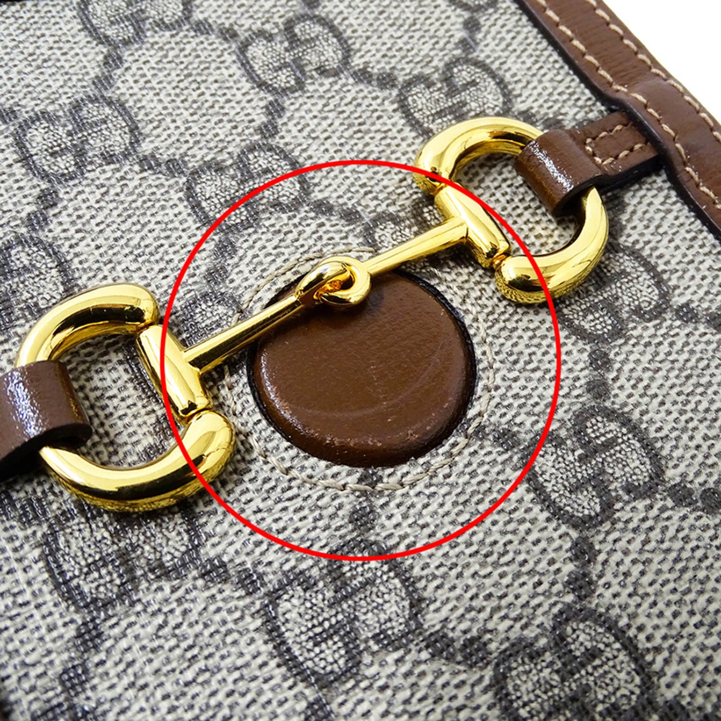Gucci Beige Brown Gg Supreme Shoulder Bag ( )