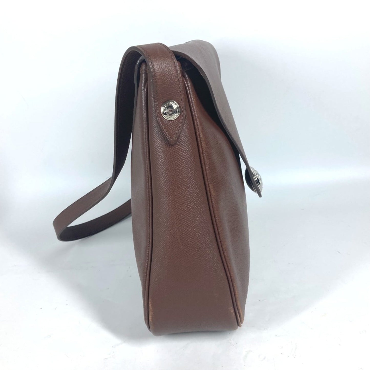 Hermes Brown Leather Shoulder Bag ( )