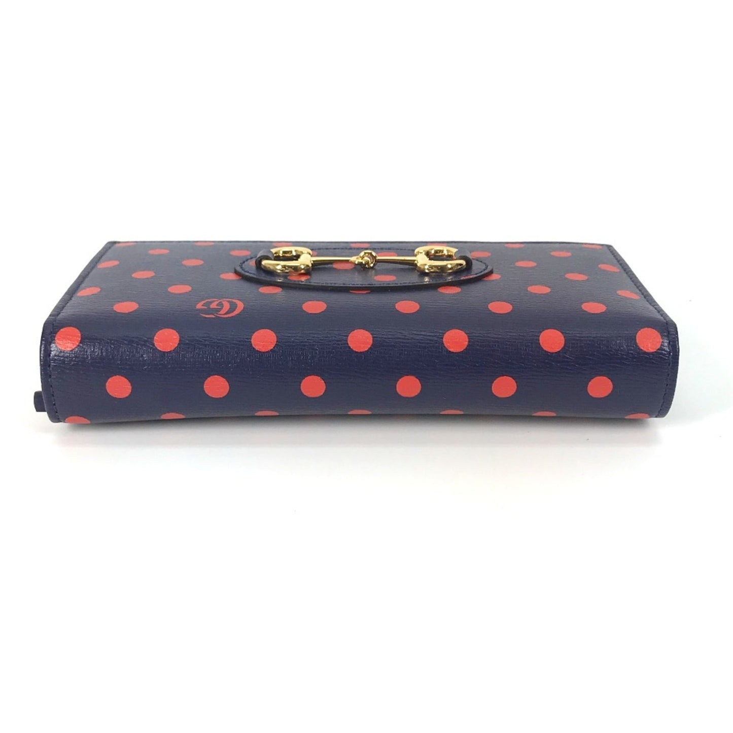 Gucci Navy Leather Long Wallet (Bi-Fold) ( )