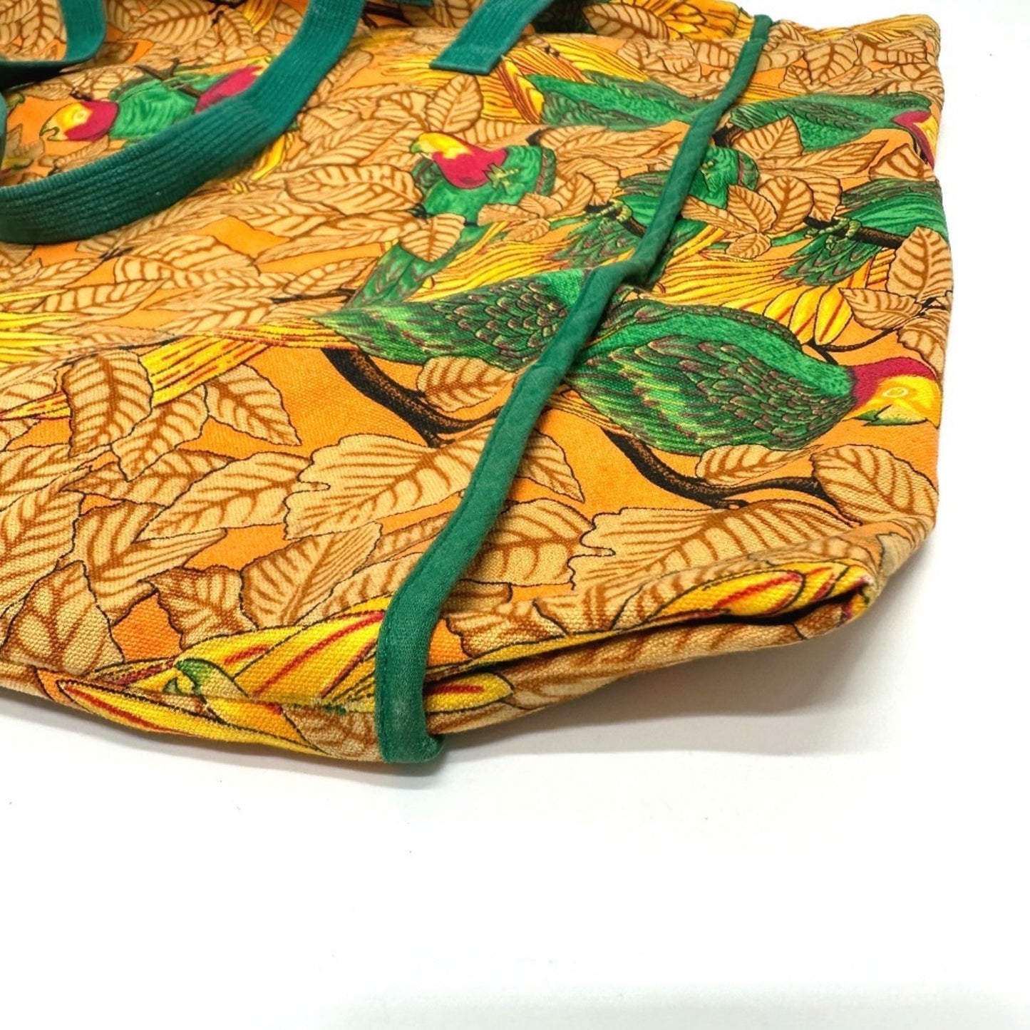 Hermes Orange Canvas Tote Bag ( )