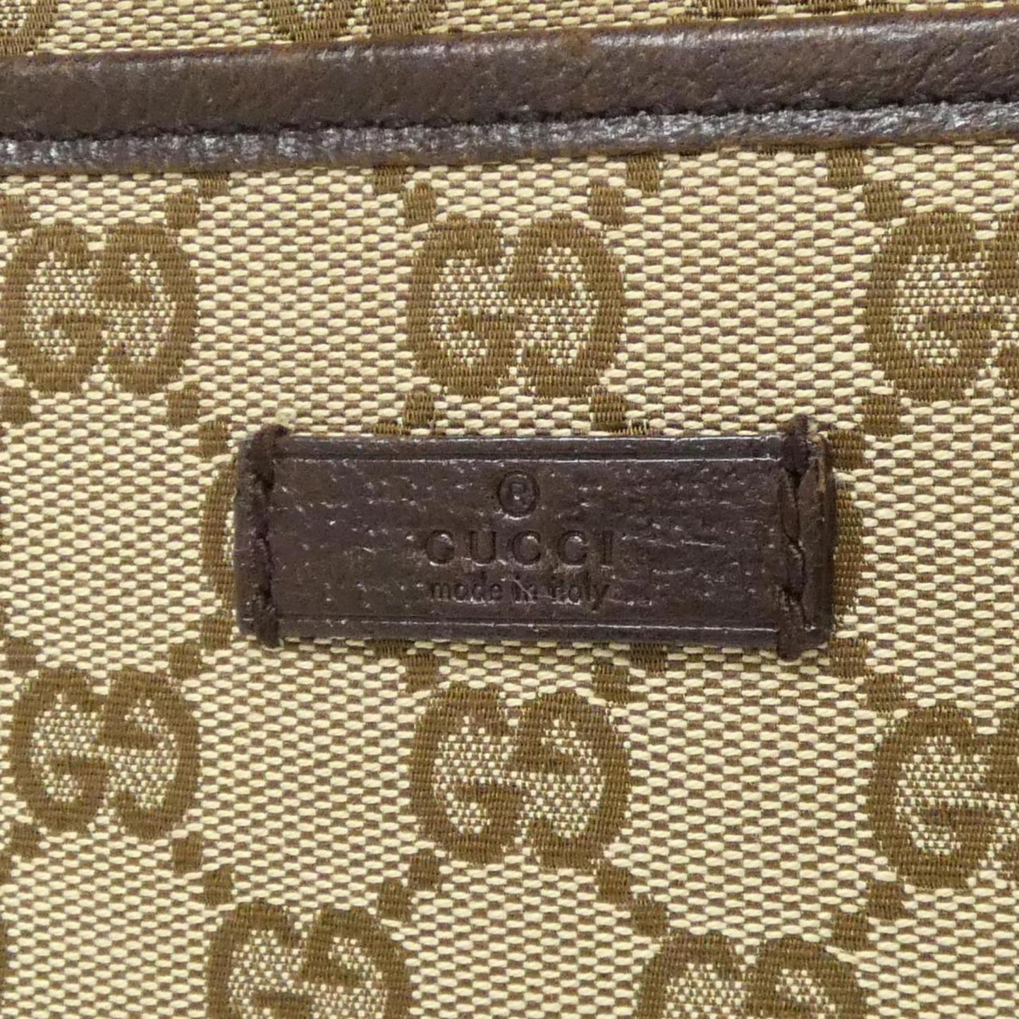 Gucci Beige Brown Gg Canvas Shoulder Bag ( )