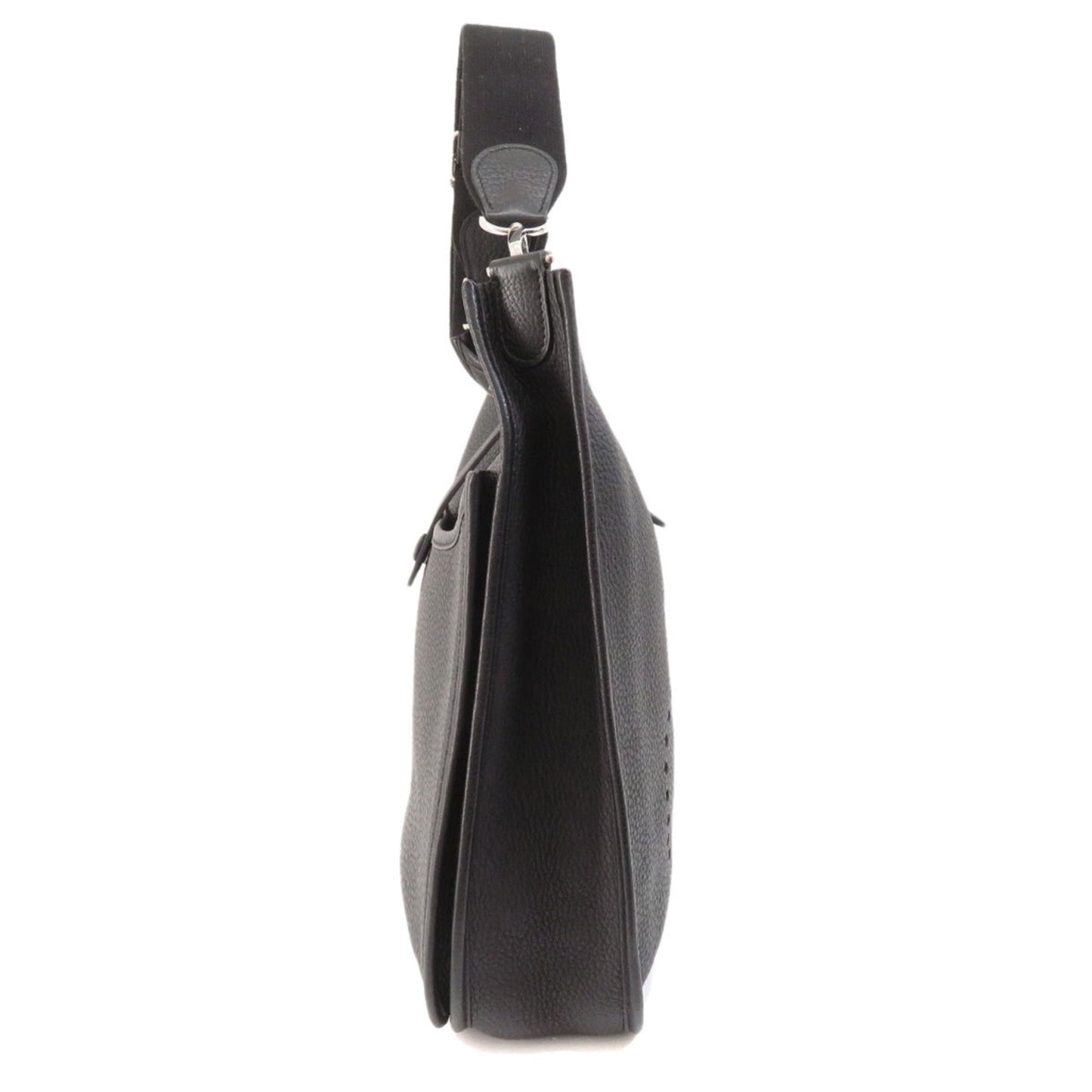 Hermes Evelyne Black Togo Leather Shoulder Bag ( )