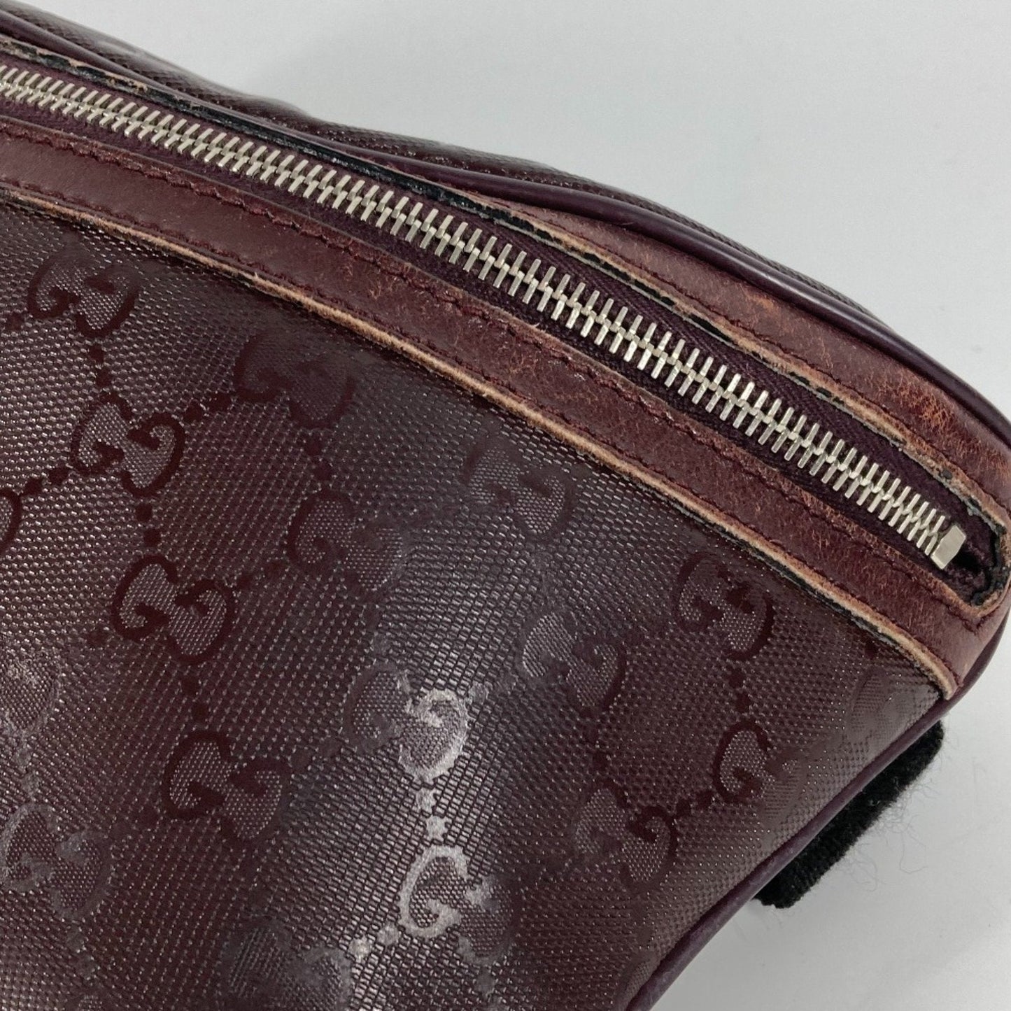 Gucci Purple Pvc Leather Shoulder Bag Sling Bag ( )