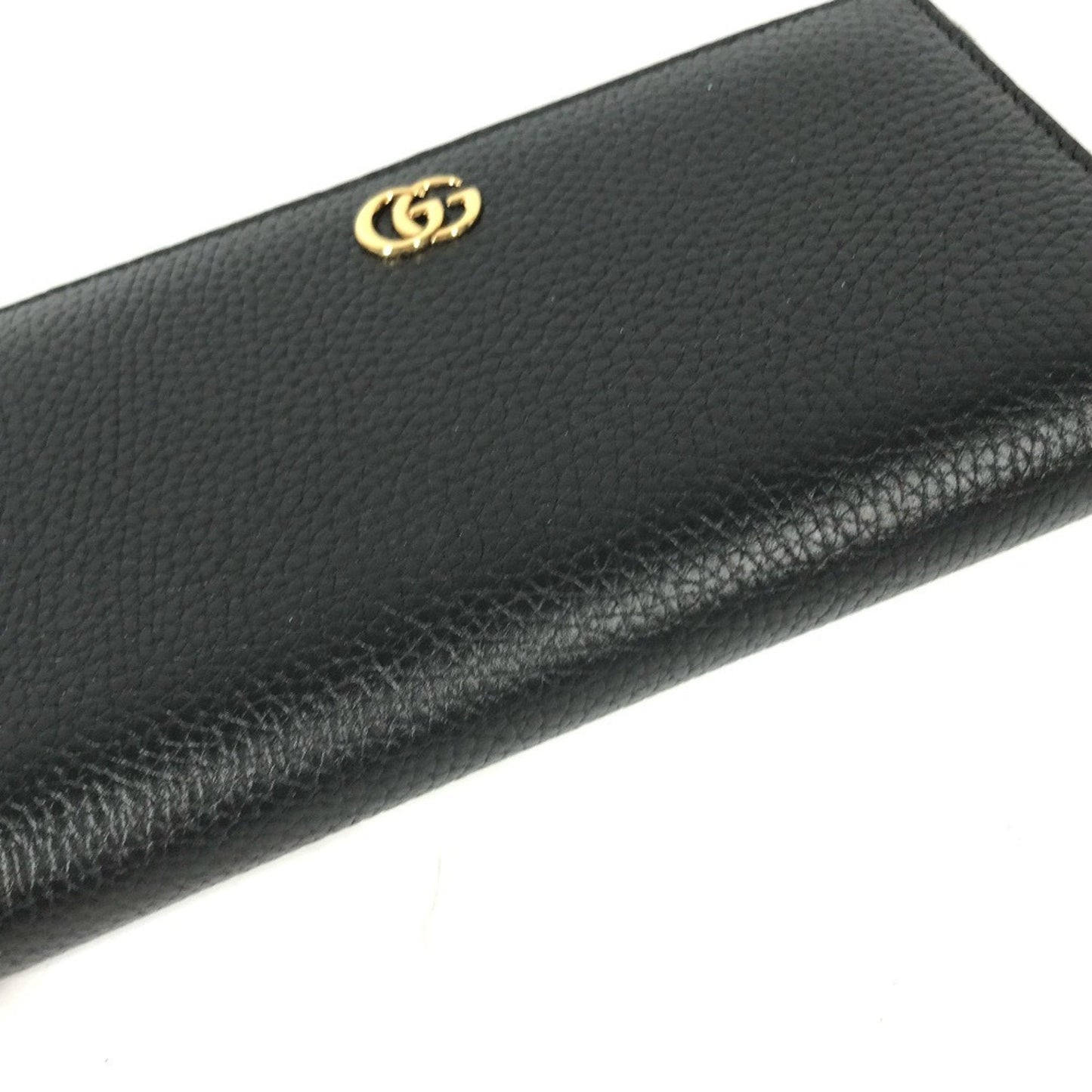 Gucci Navy Leather Long Wallet (Bi-Fold) ( )