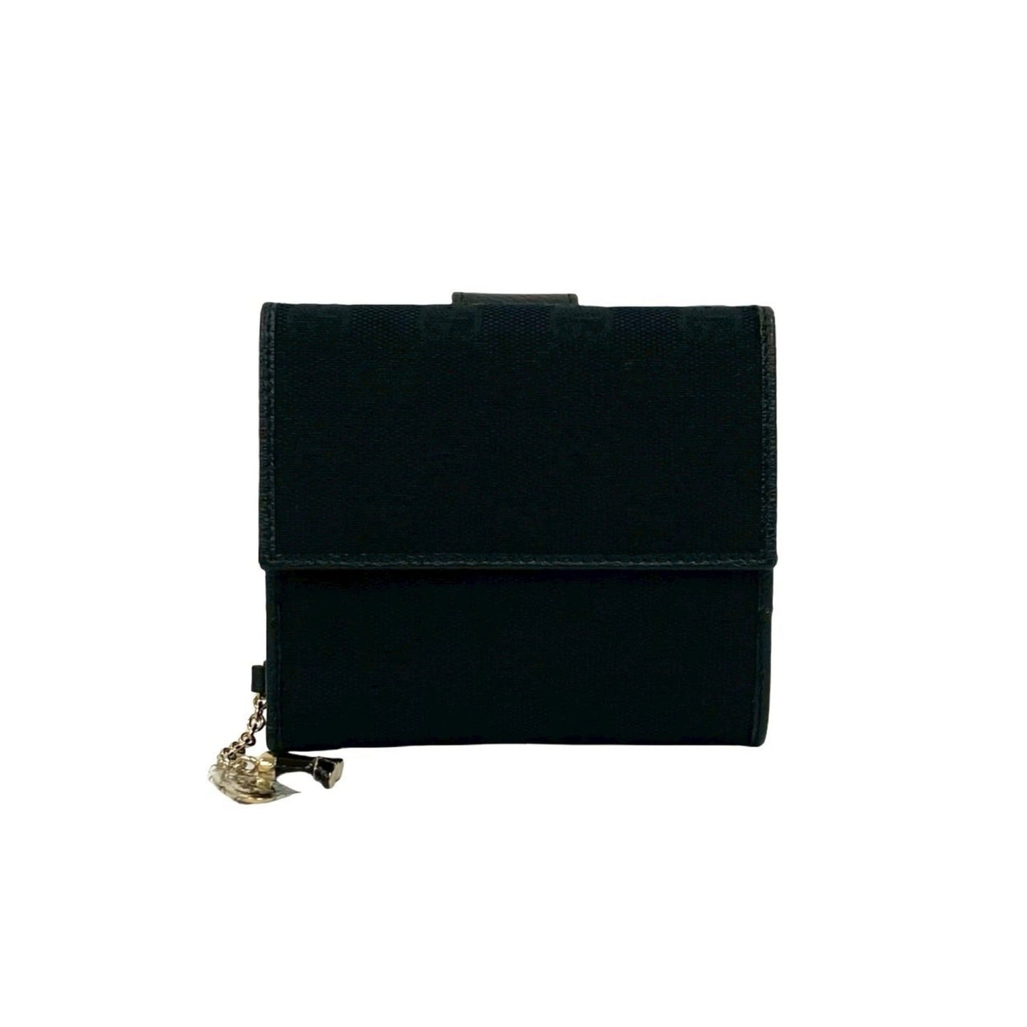 Gucci Black Canvas Leather Wallet (Bi-Fold) ( )