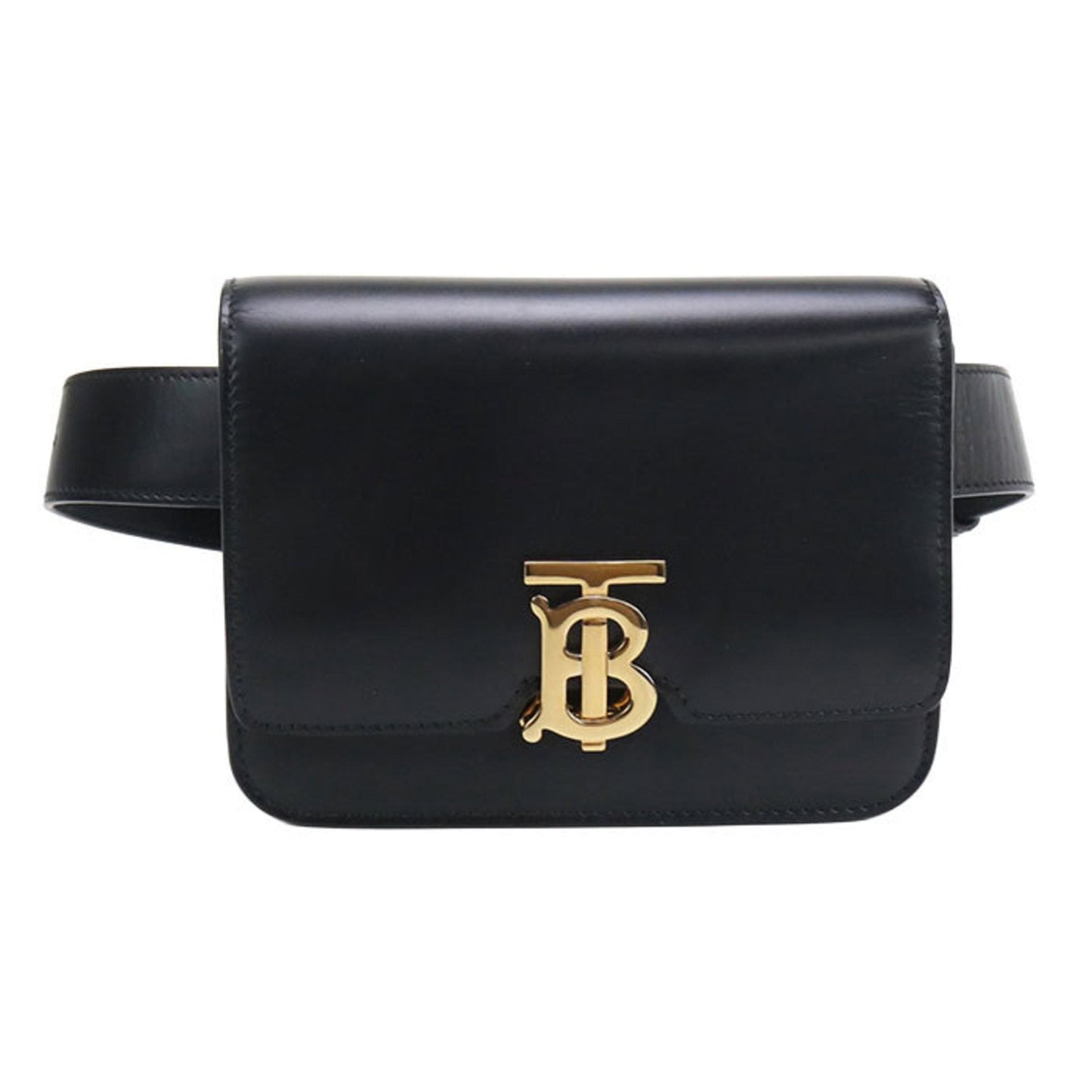 Burberry Black Leather Fanny Pack ( )