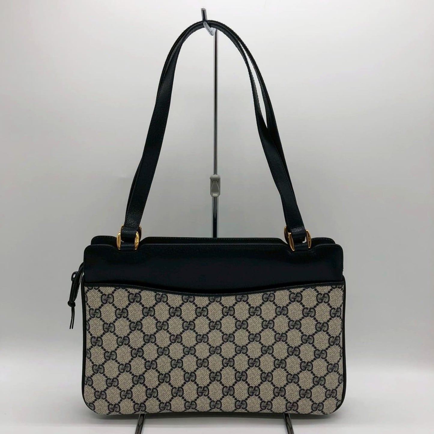 Gucci Navy Gg Supreme Handbag Shoulder Bag ( )