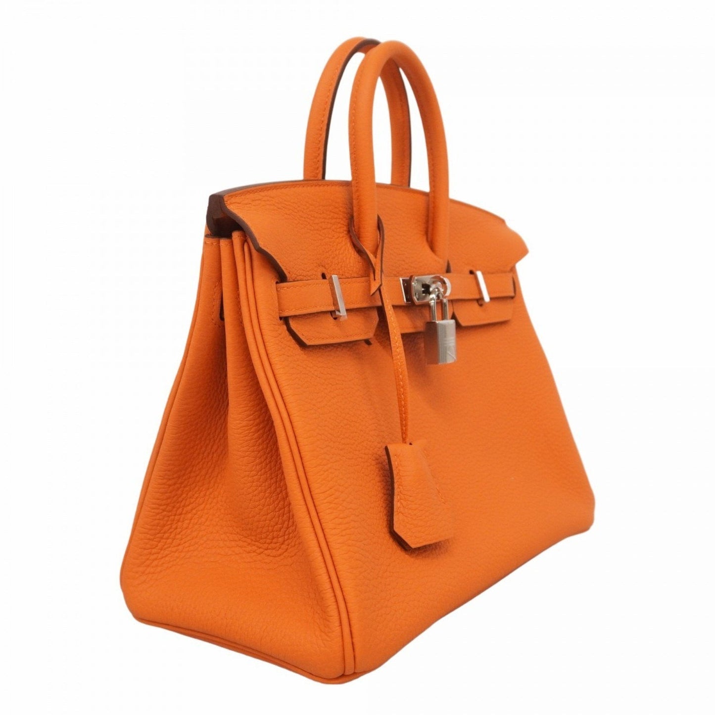 Hermes Orange Togo Leather Handbag ( )
