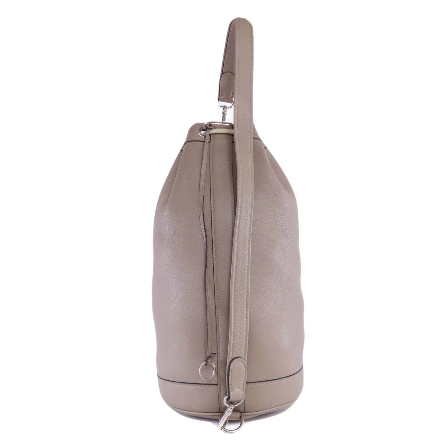 Hermes Gray Leather Tote Bag ( )