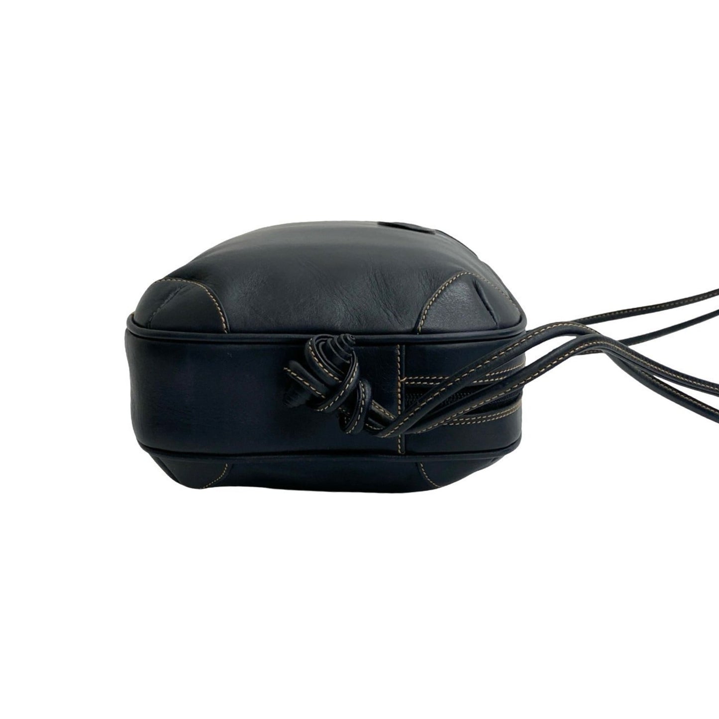 Gucci Navy Leather Pochette Shoulder Bag ( )