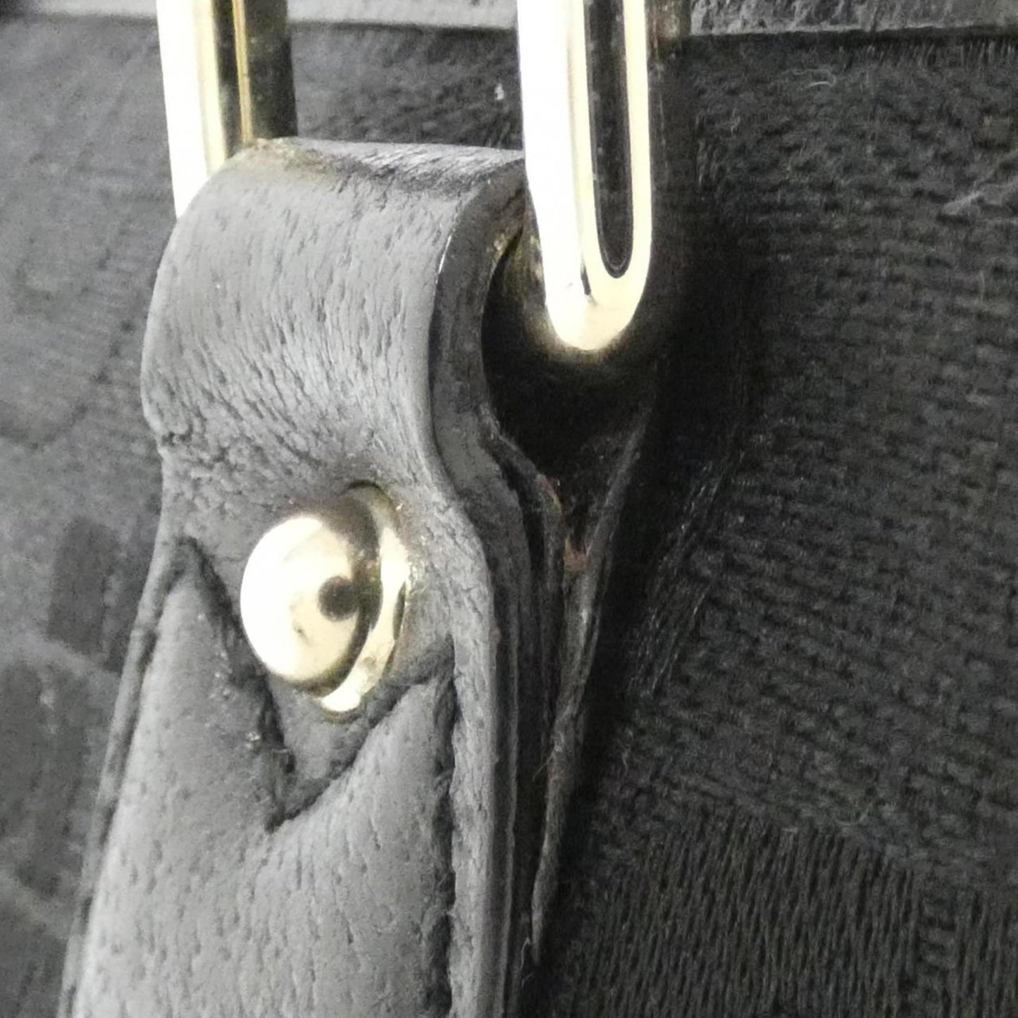 Gucci Black Canvas Handbag ( )