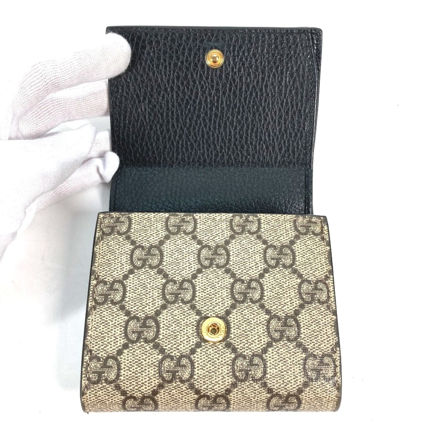 Gucci Beige Leather Wallet (Bi-Fold) ( )