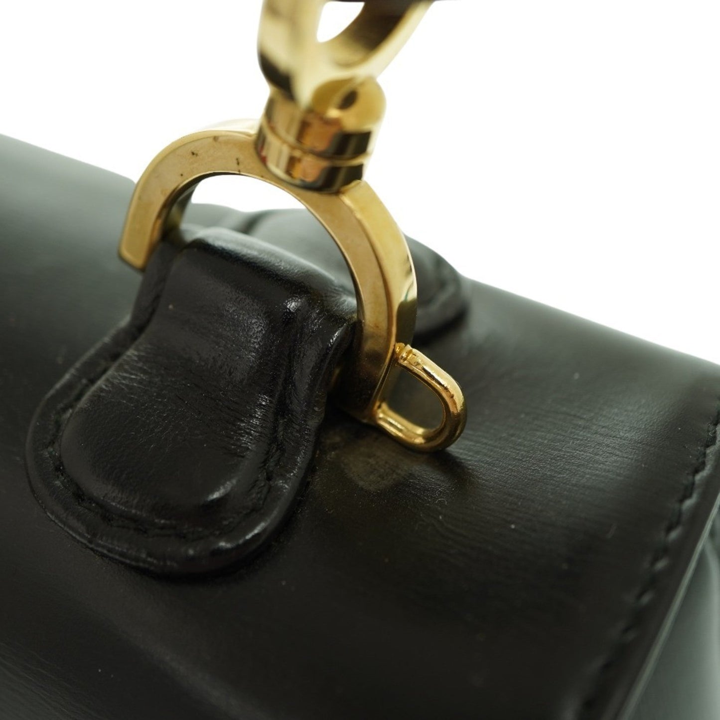 Gucci Black Leather Handbag ( )