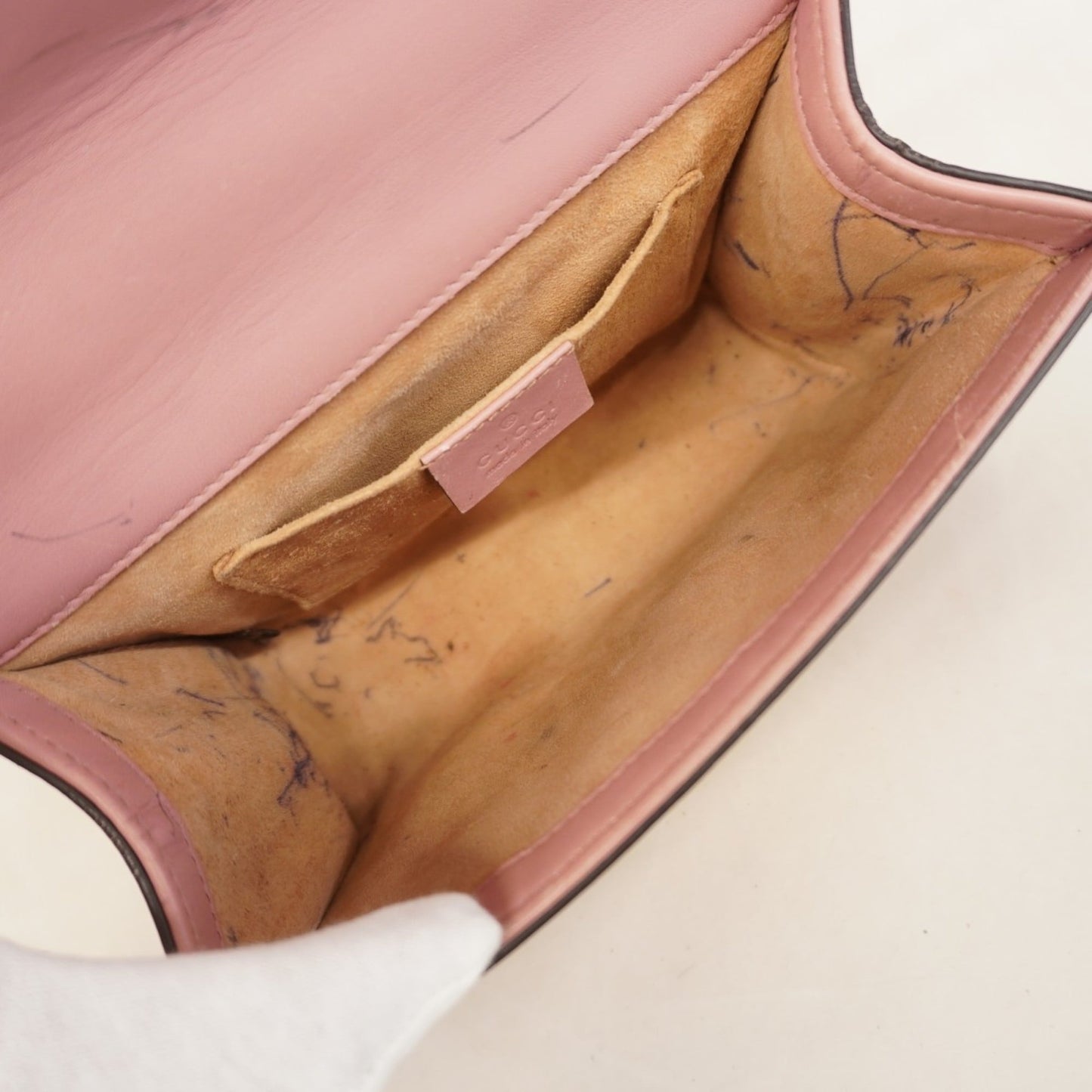 Gucci Pink Leather Shoulder Bag ( )
