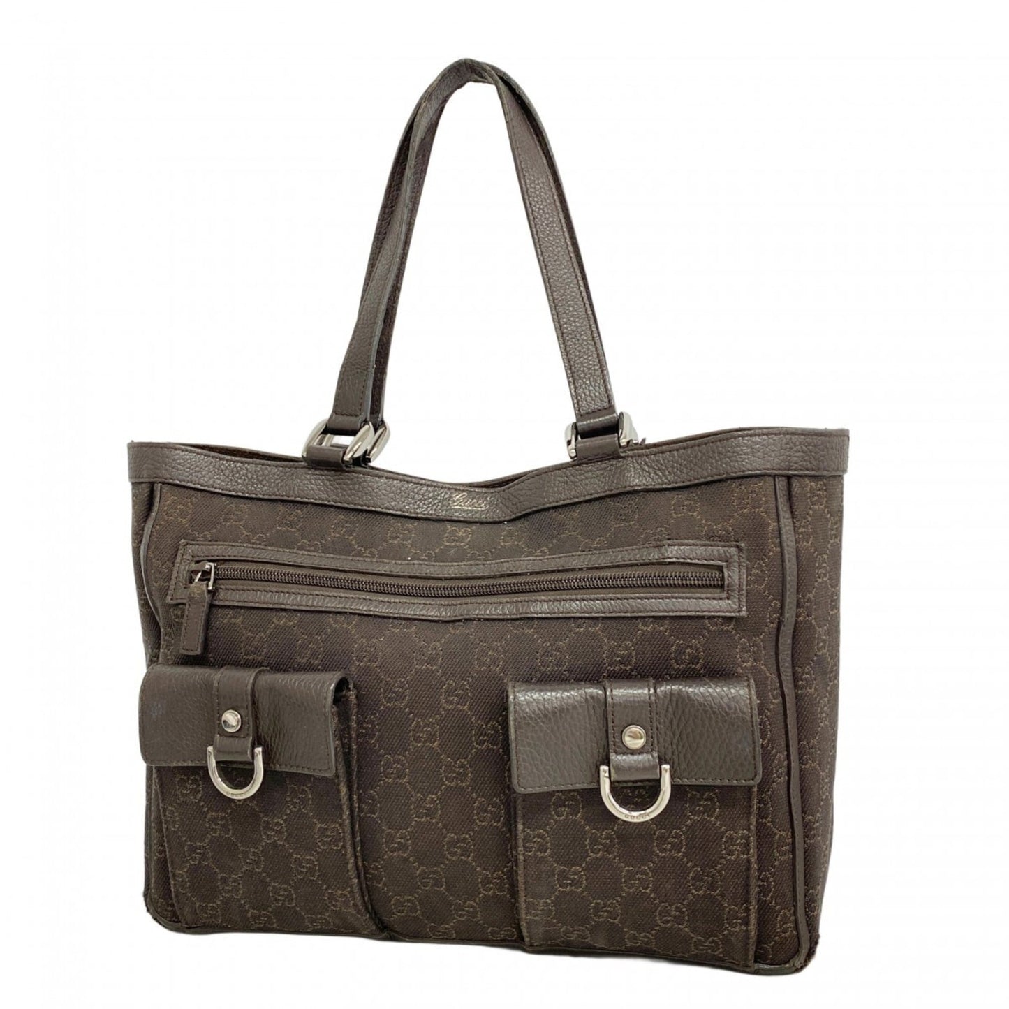 Gucci Brown Denim Tote Bag ( )
