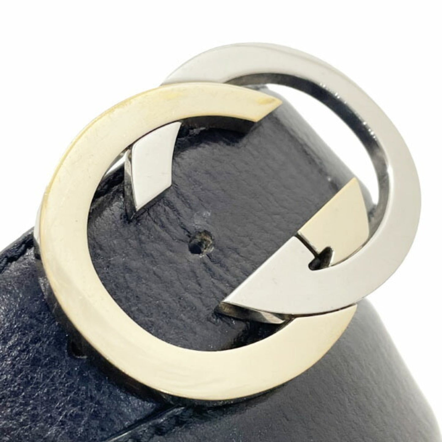 Gucci Black Gold Silver Standard Belt ( )