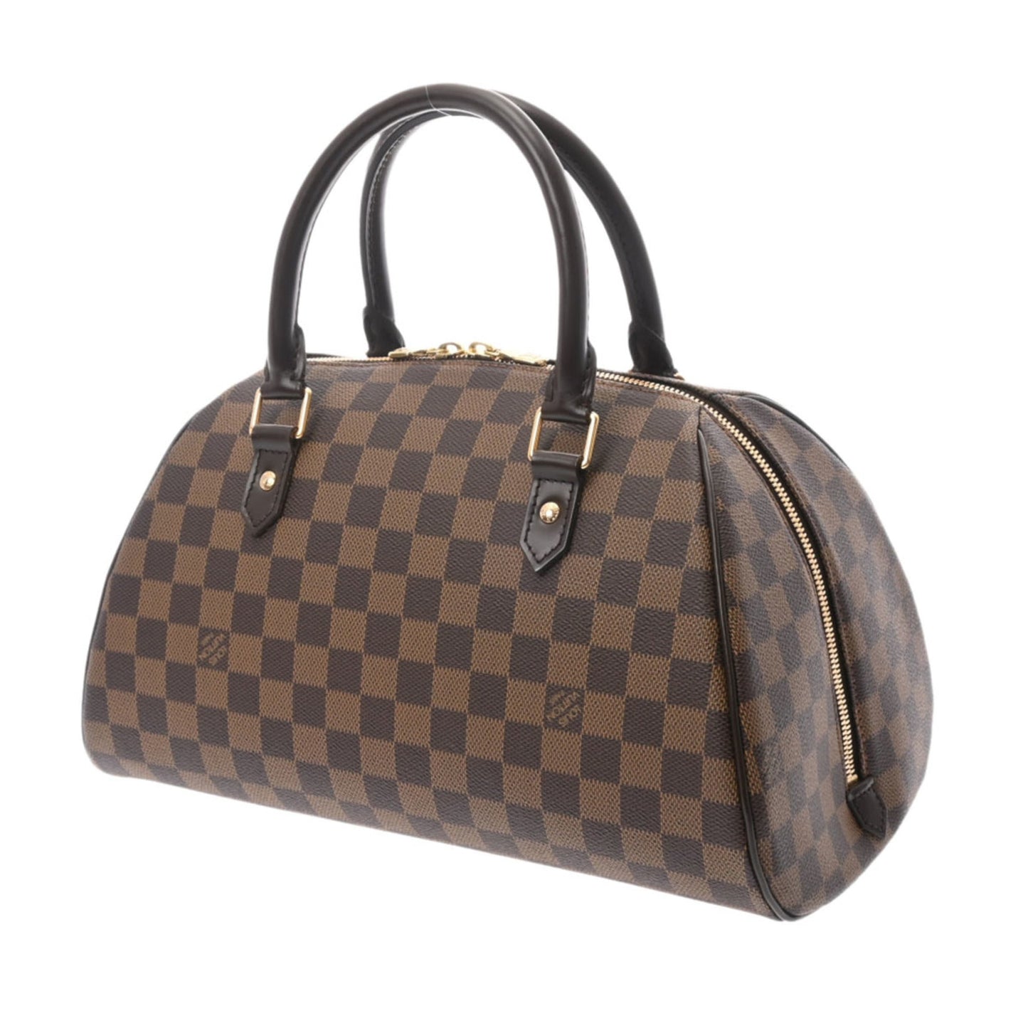 LOUIS VUITTON Damier Rivera MM Brown Ladies Canvas Handbag