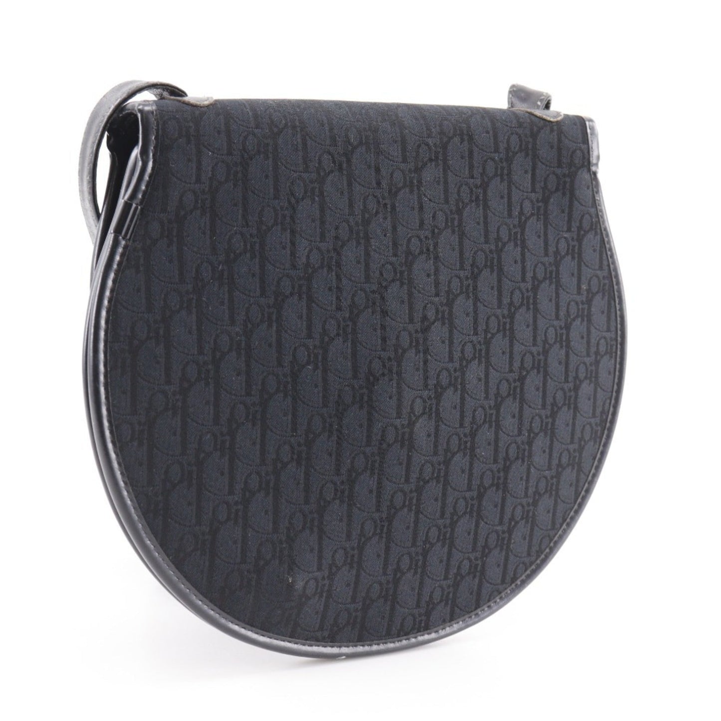 Christian Dior Black Canvas Shoulder Bag ()