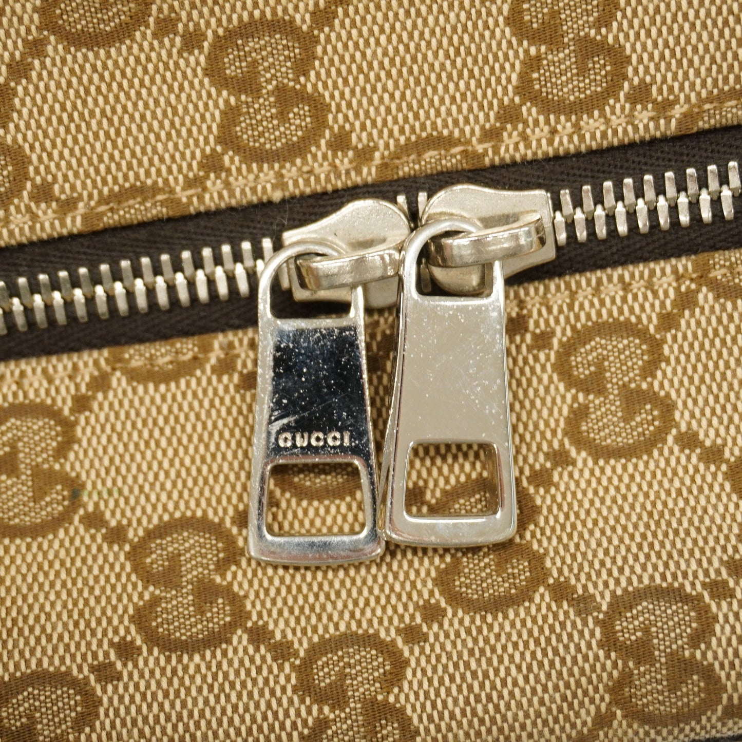 GUCCI Auth  GG Canvas Rucksack 003.1705.0030 Men,Women,Unisex GG Canvas Backpack