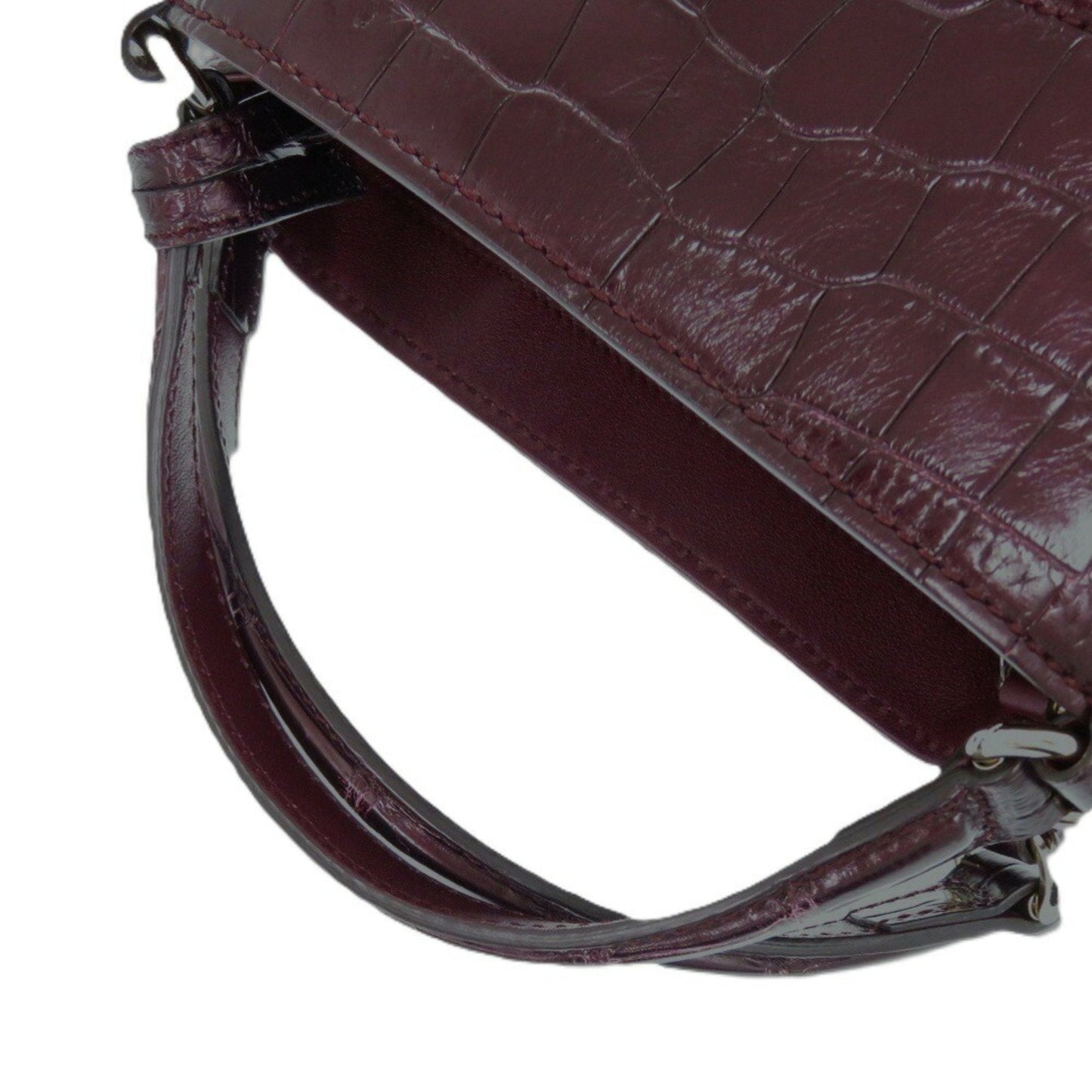 Gucci Purple Leather Tote Bag ( )