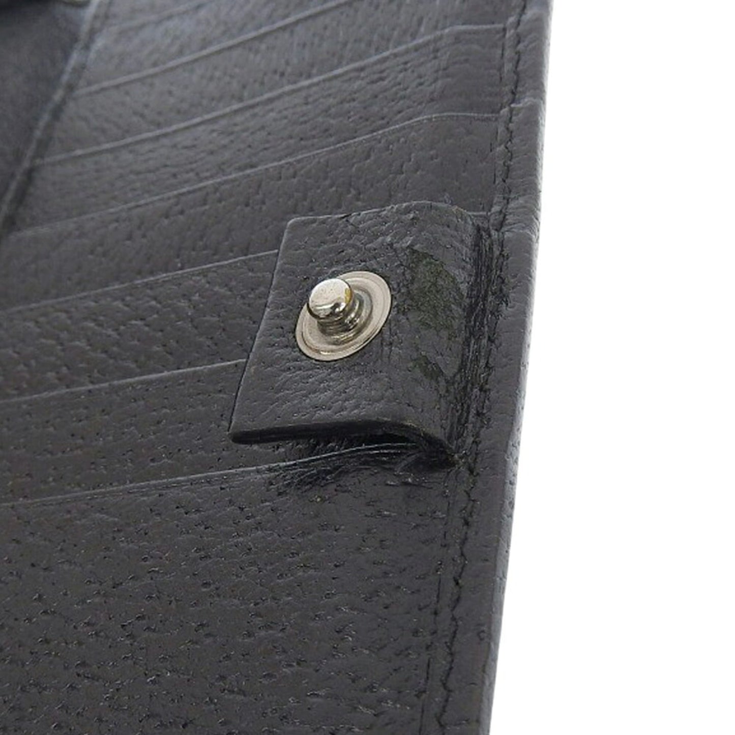 Gucci Black Gg Canvas Long Wallet (Bi-Fold) ( )