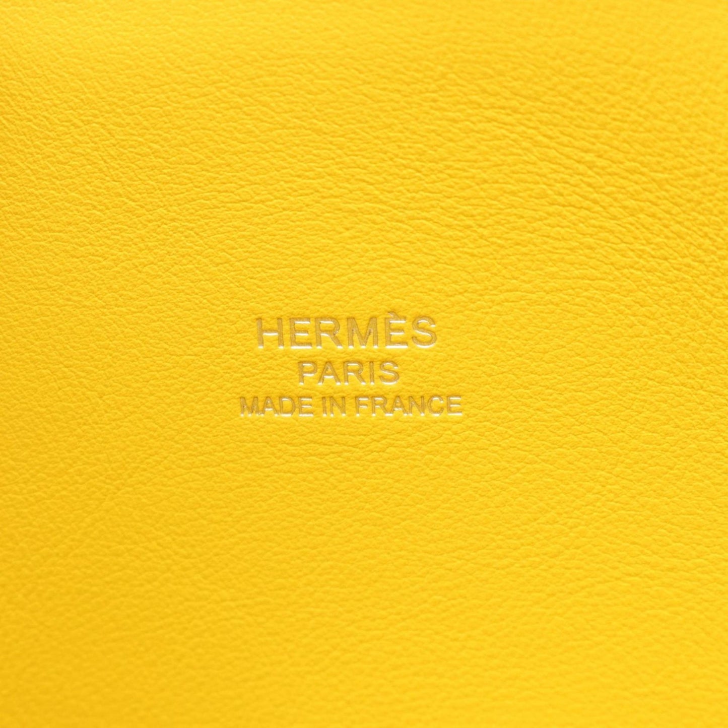 Hermes Bolide Jaune Yellow Leather Handbag ( )