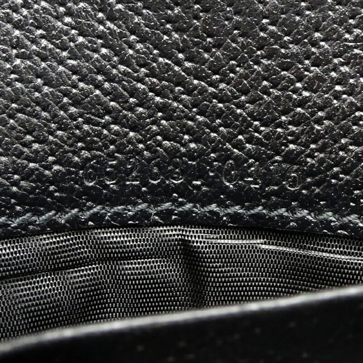 Gucci Black Gg Canvas Chain/Shoulder Wallet ( )