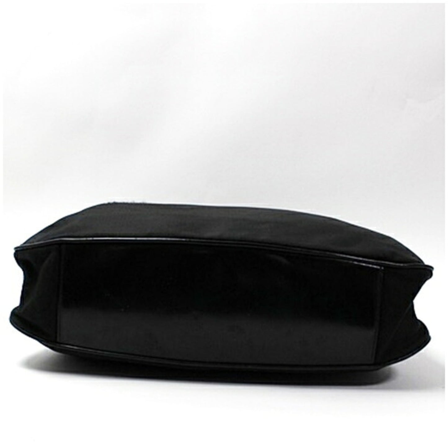 Gucci Black Dark Brown Nylon Handbag Shoulder Bag ( )