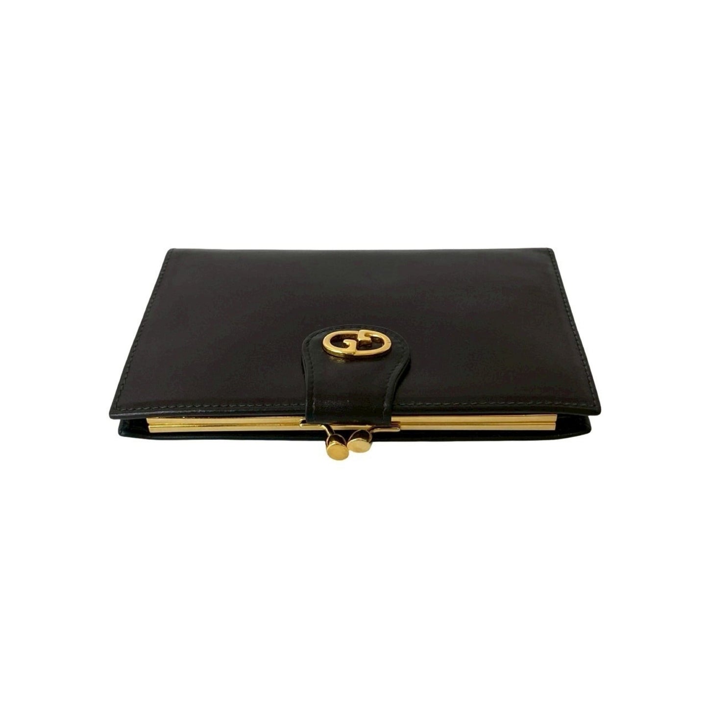 Gucci Black Leather Wallet (Bi-Fold) ( )