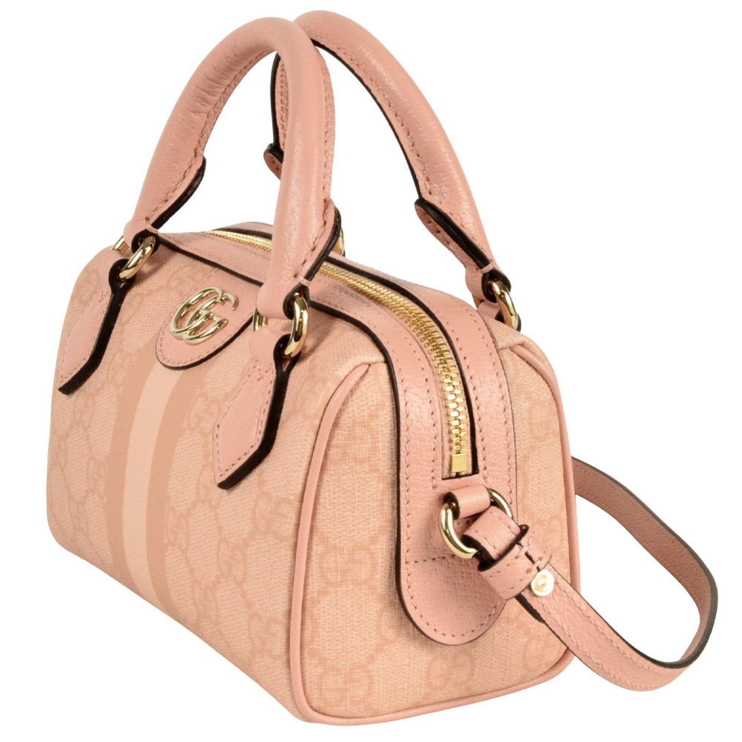 Gucci Ophidia Pink Gg Supreme Handbag Shoulder Bag ( )