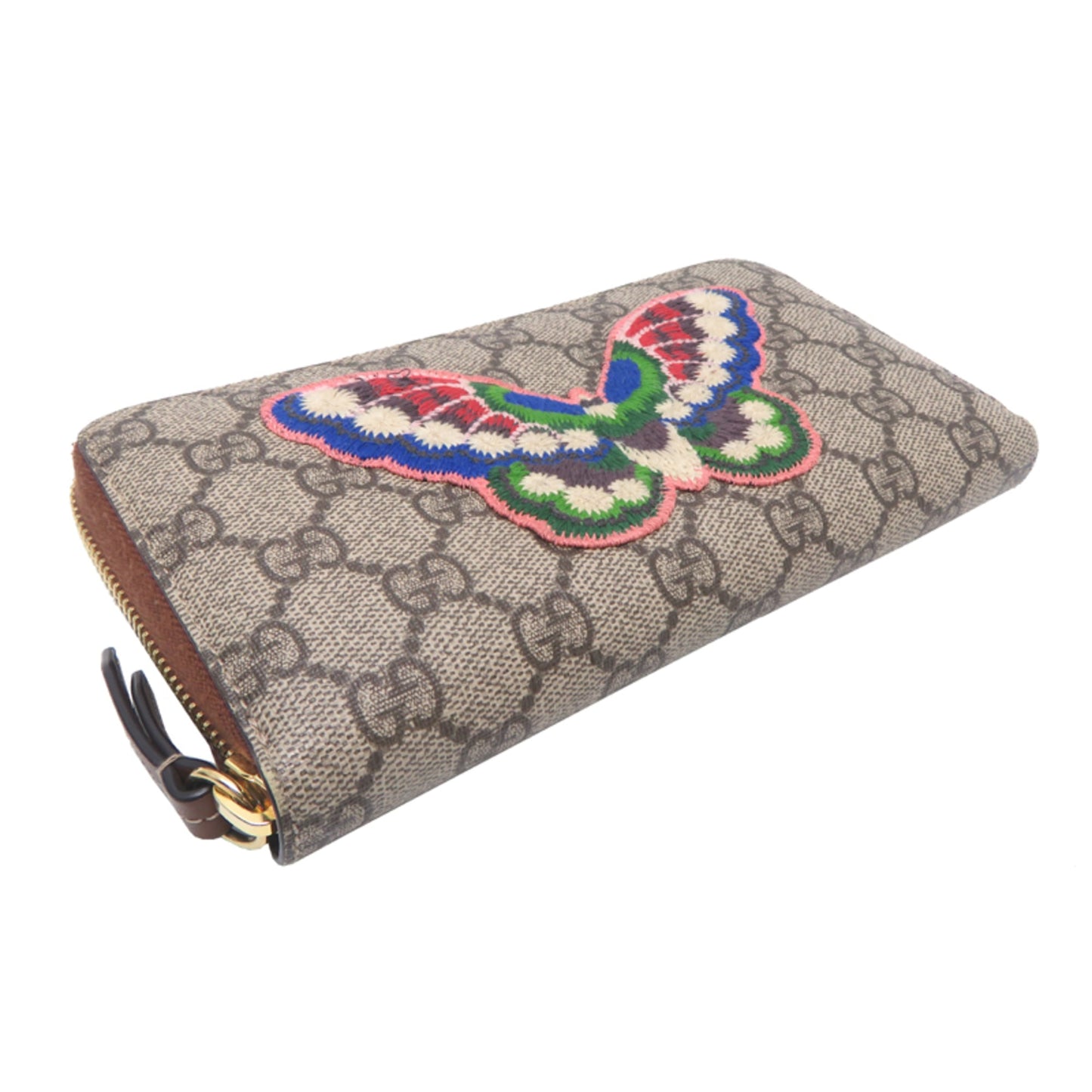 Gucci Beige Gg Supreme Long Wallet (Bi-Fold) ( )