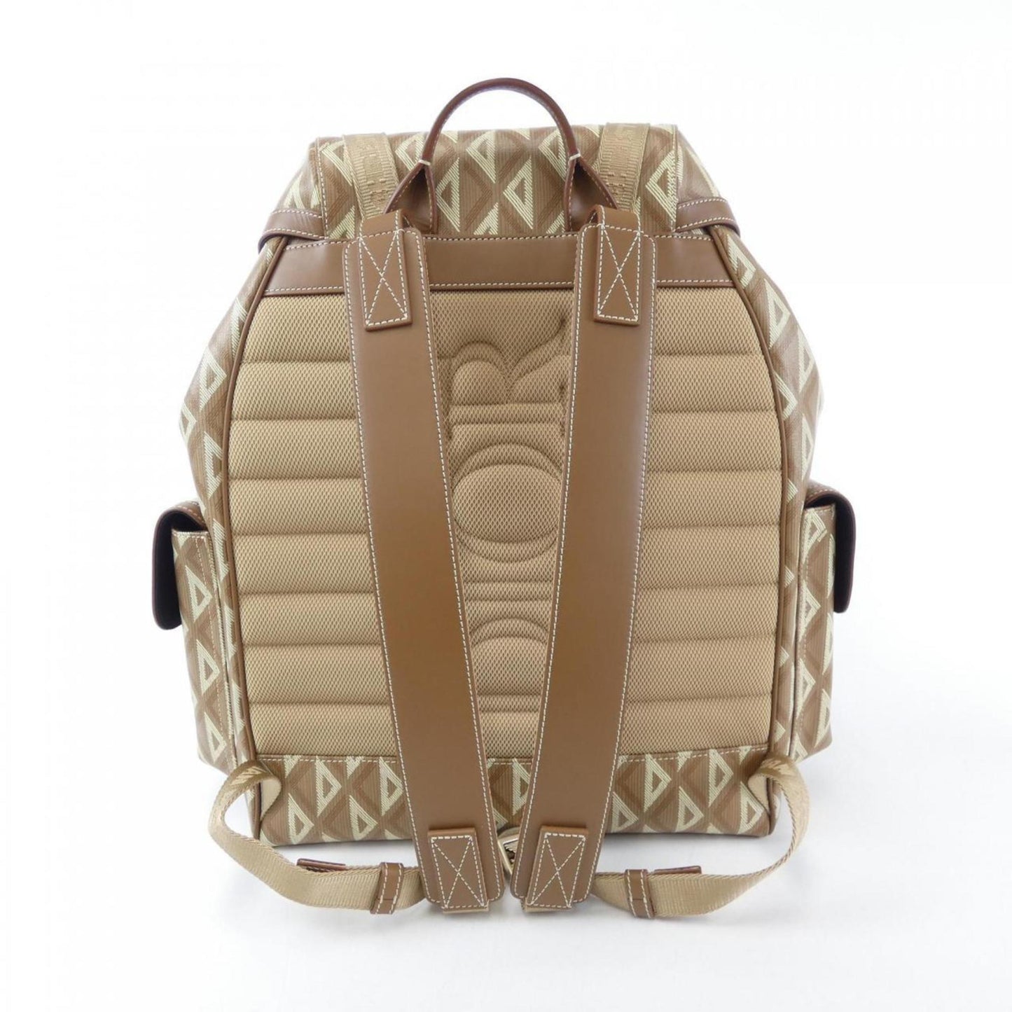 Christian Dior Beige Brown Backpack ()