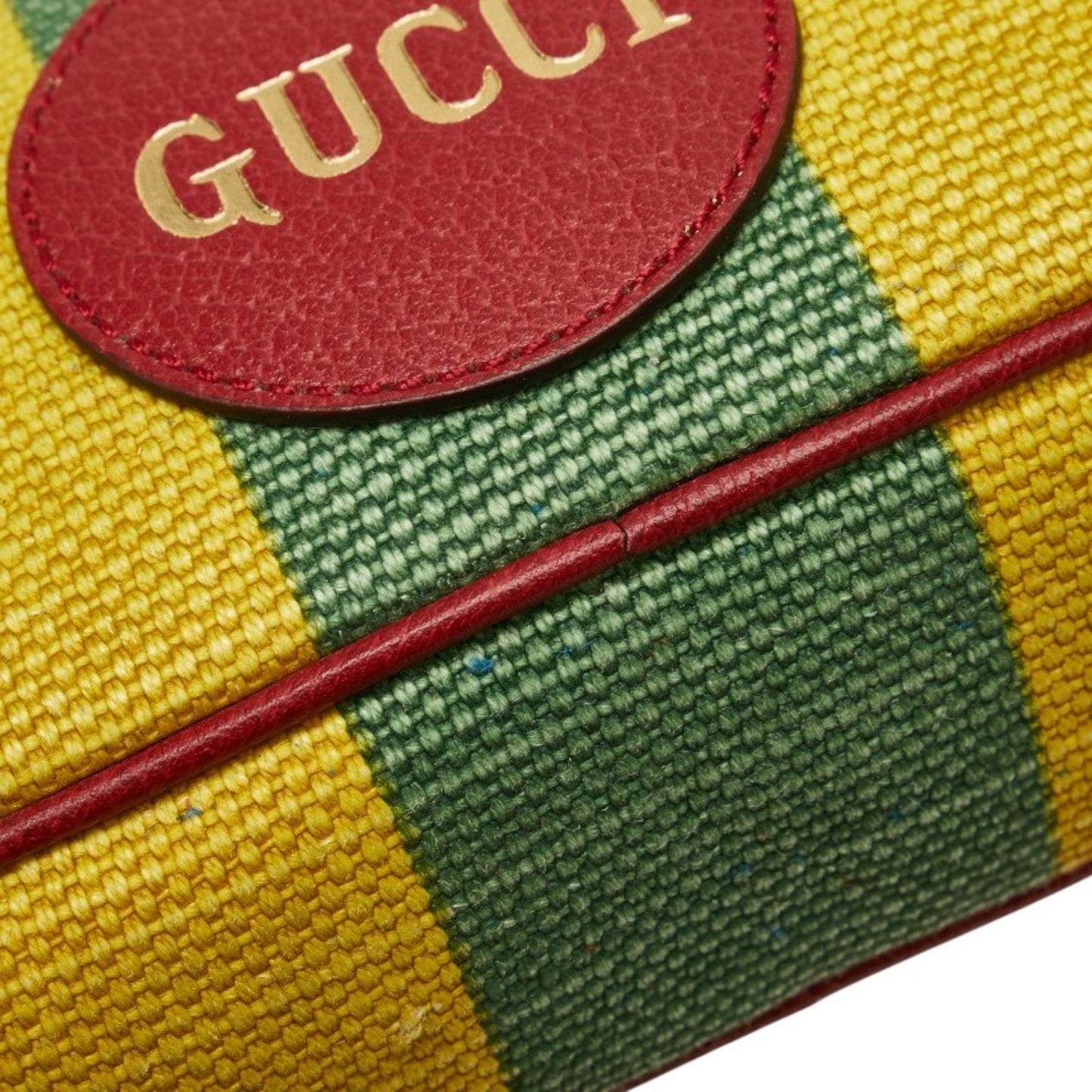 Gucci Multi-Color Canvas Leather Sling Bag ( )