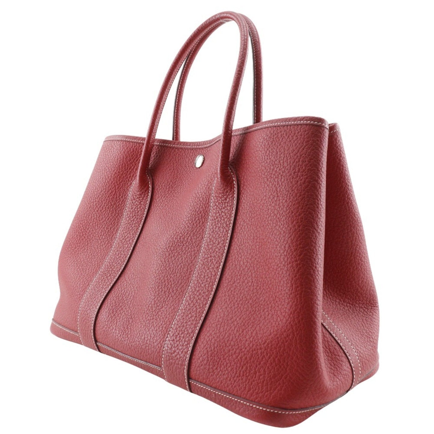 Hermes Red Color Negonda Leather Tote Bag ( )