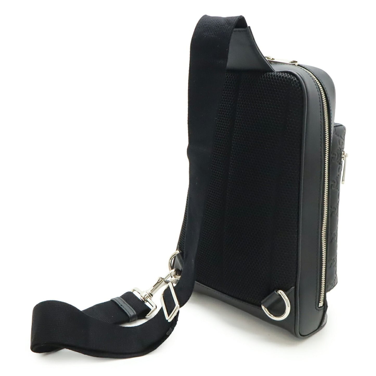 Gucci Black Leather Shoulder Bag ( )