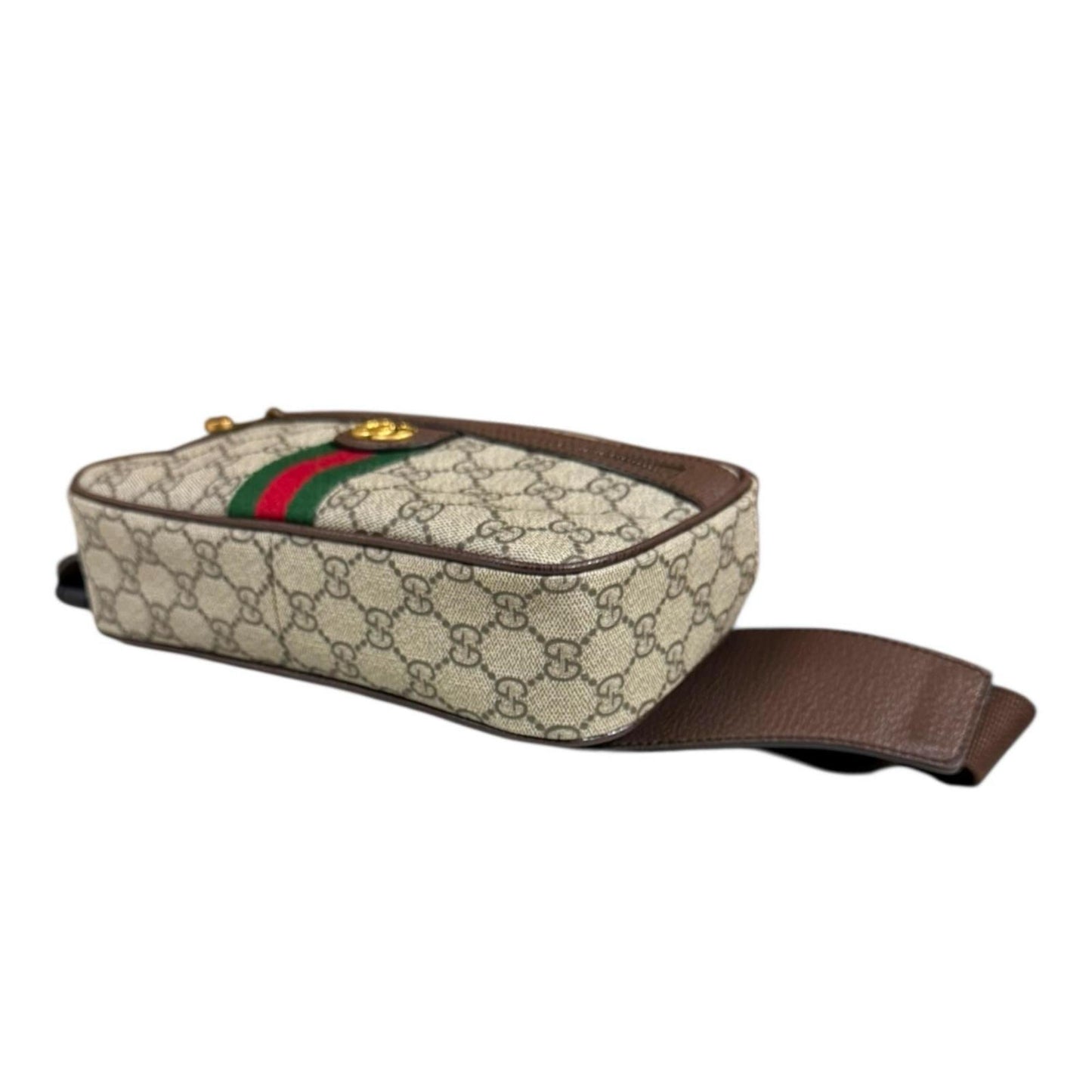 Gucci Beige Gg Supreme Sling Bag ( )