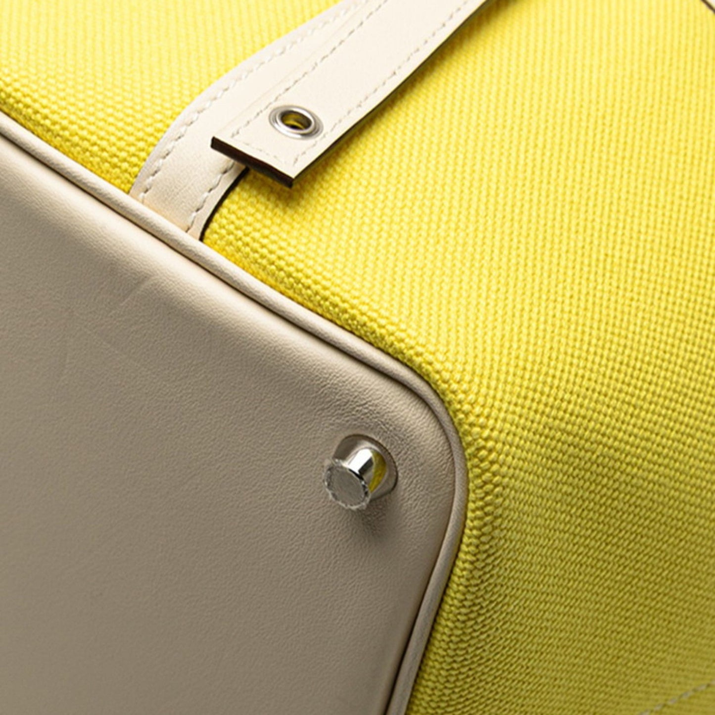 Hermes Picotin Ivory Yellow Swift Leather Handbag ( )