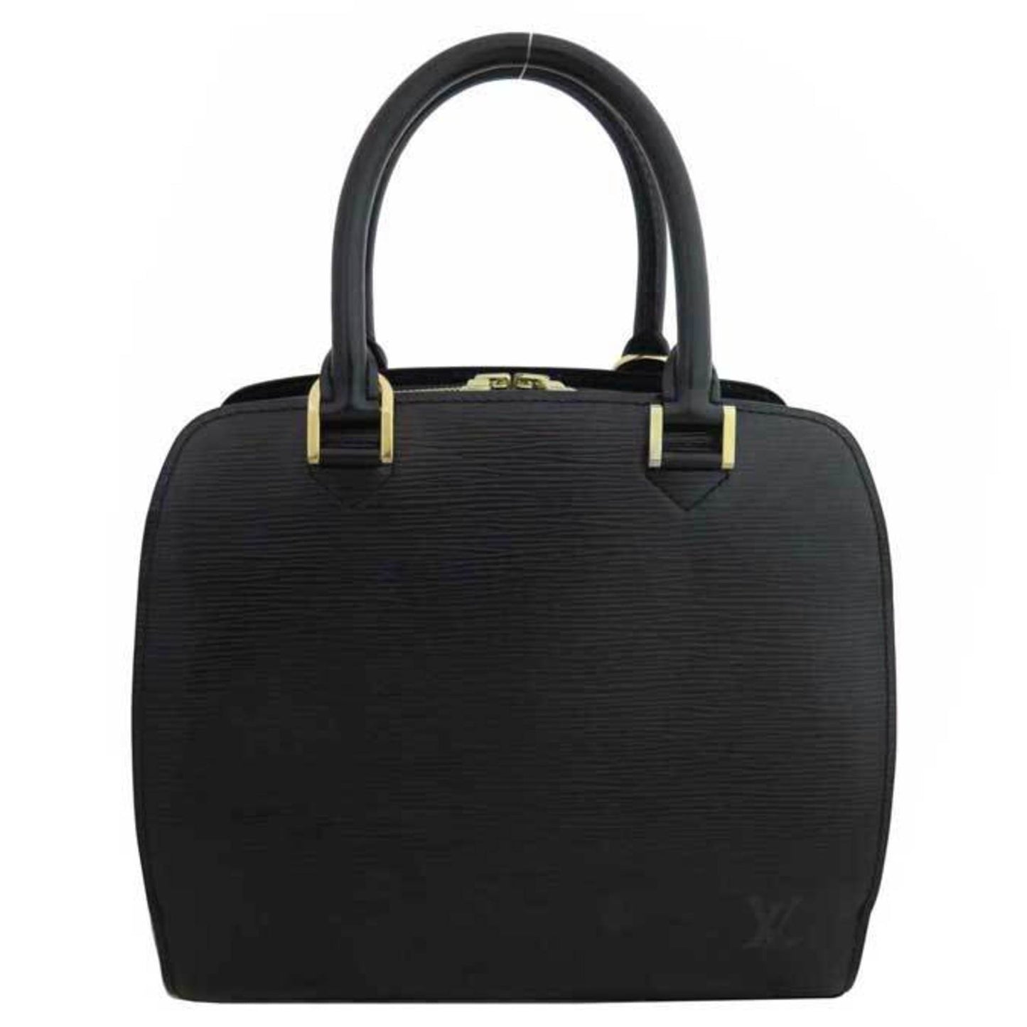 Louis Vuitton Bag Epi Ponneuf Black Leather Handbag Ladies