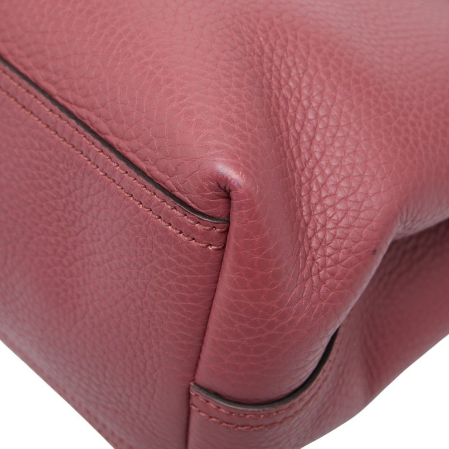 Gucci Pink Leather Shoulder Bag ( )