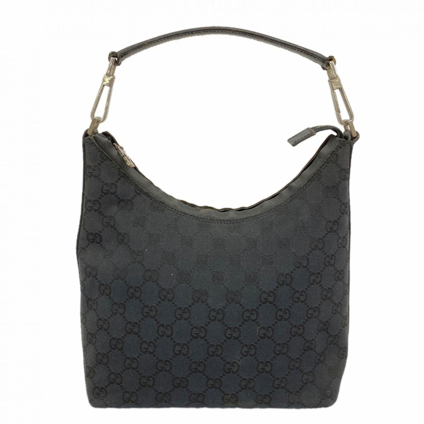 Gucci Black Canvas Shoulder Bag ( )